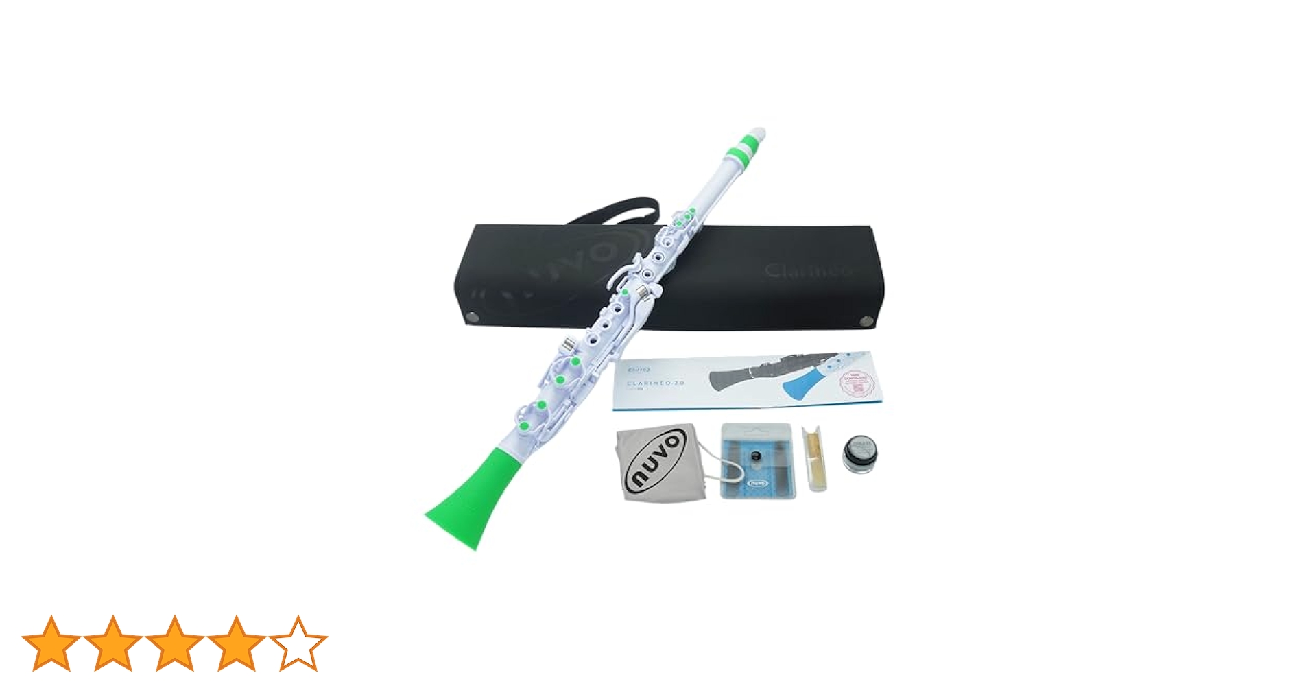 NUVO クラリネット DUET ホワイト ケース付き NUVO クラリネット DUET ホワイト ケース付き NUVO クラリネット